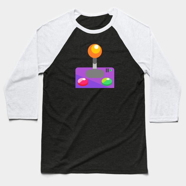 player D joystick Baseball T-Shirt by prettyguardianstudio